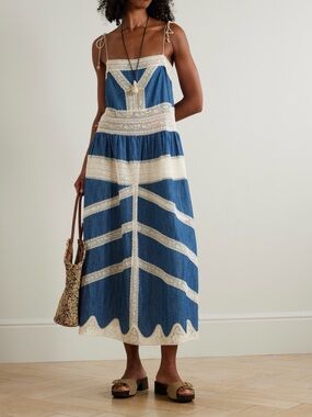 sueded silk plunge long dress zimmermann Zimmermann Plunging Silk Gown in Blue